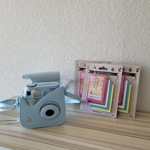 Instax Mini 7s Baby Blue Polaroid Camera